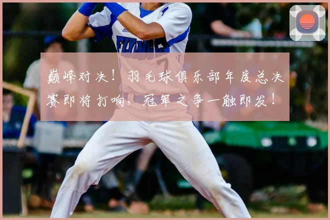巅峰对决!羽毛球俱乐部年度总决赛即将打响,冠军之争一触即发!